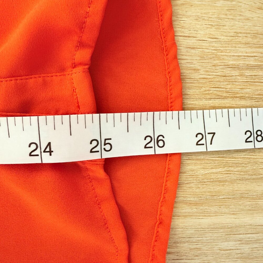 Express Portofino Button-Down Blouse – Bright Orange, Size Medium 🧡✨ - Picture 11 of 13